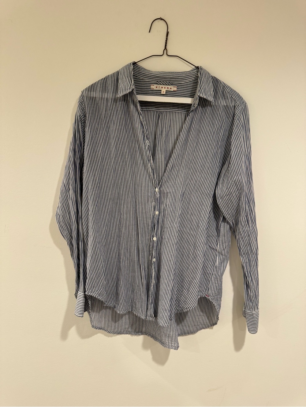 Xirena Striped Button Down